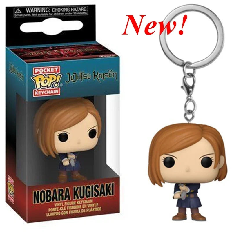 New FUNKO Keychains Disney Demona Princess Bella Ariel Alice Anna Elsa Bell Jack Sally stitch Action Figure Toys Ornaments
