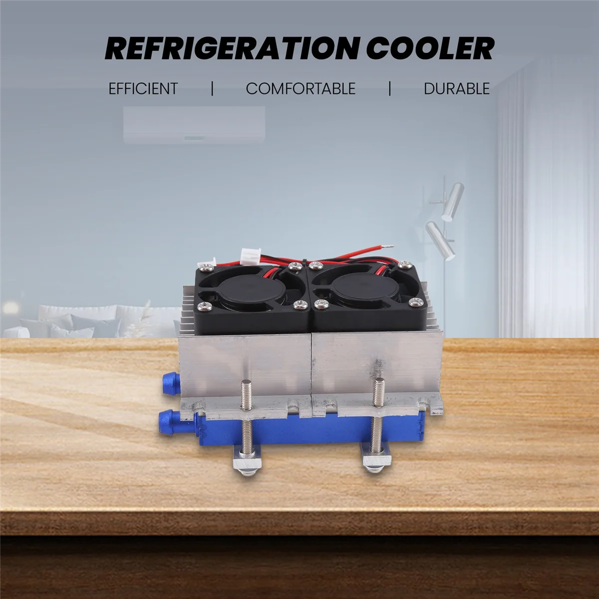 A78E-144W Thermoelectric Peltier Refrigeration Cooler 12V Semiconductor Air Conditioner Cooling System DIY Kit Secondary image