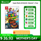Super Mario 3D World Bowsers Fury - Nintendo Swtich Game Deals Games Cartridge Physical Card  support TV Tabletop Handheld Play