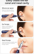 Upgraded Smart Visual Ear Wax Cleaner With Camera 800W HD Endoscope Multi-Functional Visual Ear Cleaning Tool Includes Storage