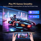 K56 Android 14 portable gaming console with 5.5-inch touchscreen and over 50 retro video game emulators for DC/MAME/SS