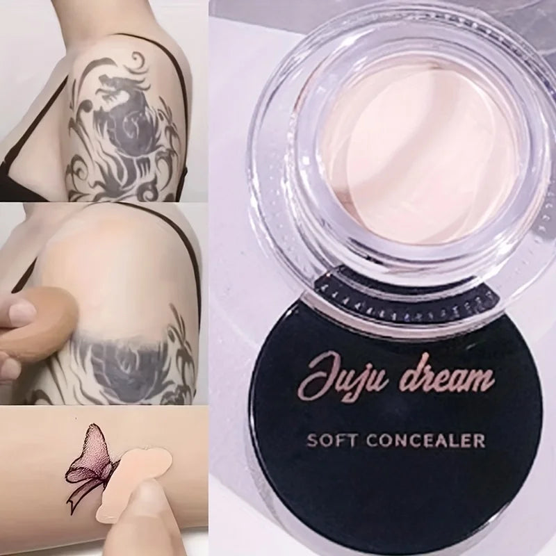 Full Coverage Waterproof Concealer – Hides Tattoos, Scars & Blemishes, Natural Matte Foundation for All Skin Tones, Long-Lasting Main image
