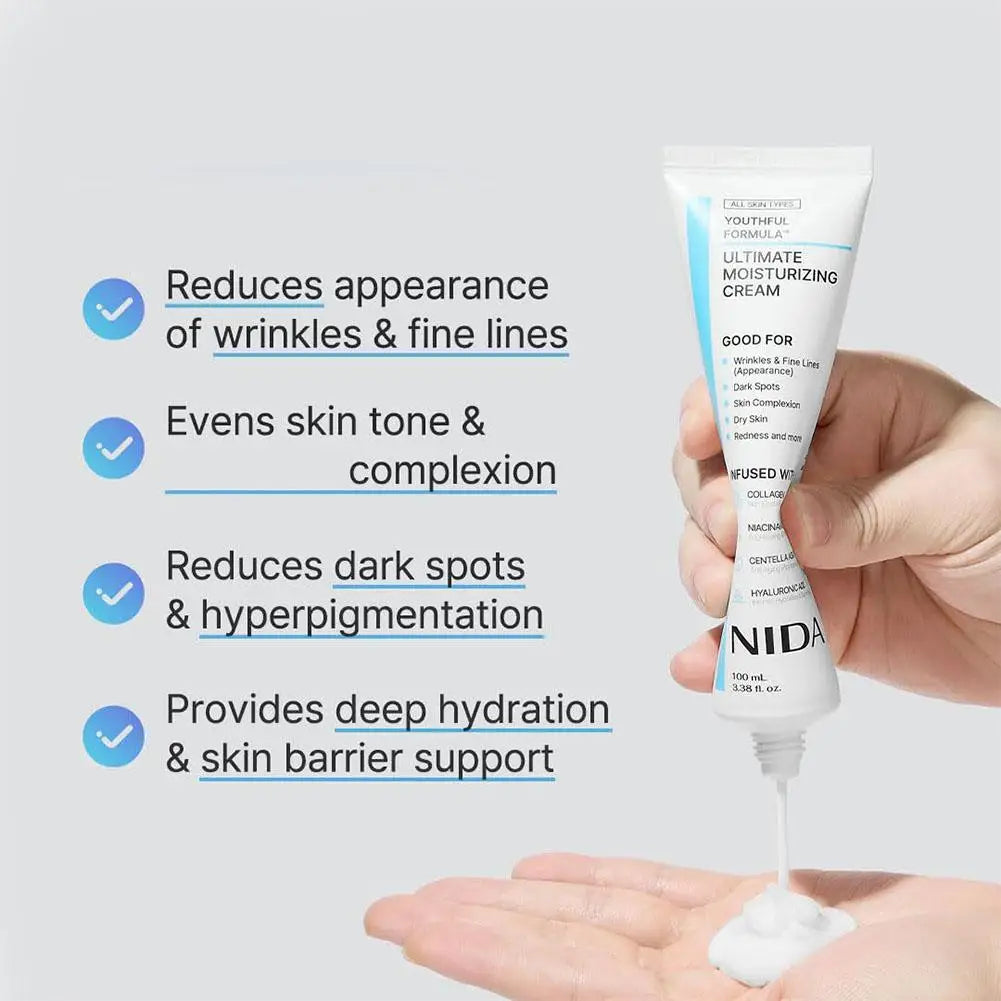 NIDA Korea Moisturizing Ultimate Cream Retinol Revitalizing Eye Cream Anti-Aging Deeply Moisturizing Propolis Essence Skin Care