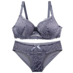 DaiNaFang New Sexy Bras Set Push Up Underwear For Women Adjustable Breathable Design Sweat Absorbing Upper Tray BC Cup Lingerie