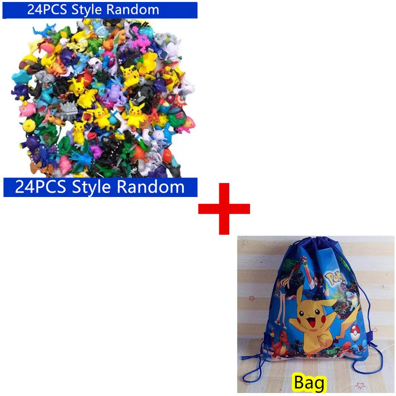 144 Style Anime  Action Figure Model Pokemon Figure Toys Ornamental Decoration Collect Toys For Children's Christmas Gift