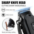 hiena Hair Clipper Kit for Men Electric Shaver Hair Trimmer Professional Cutting Machine Hair Trimmer with LCD Digital Display