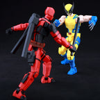 9L3D Printed Deadpool Wolverine Batman Spider-Man Venom Action Figures Dummy13 Lucky13 T13  Anime Model Toys Collectors Gifts