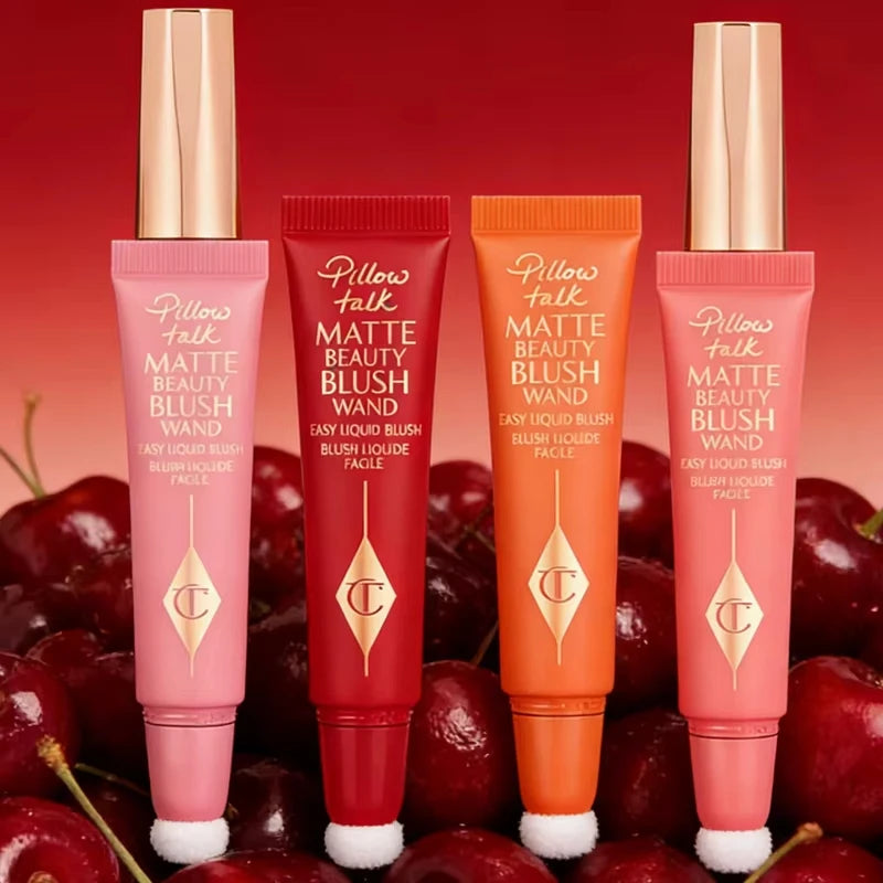 Charlotte Tilbury Lip Gloss Two Color Heart Shape Powder Blusher Highlight Spotlight Brightening Seamless Cosplay Makeup Gifts