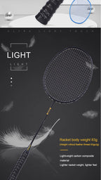 ALP ZJ2.0 Pro 4U 85g 100% Carbon Fiber + Titanium Alloy Badminton Racket Ultra-light Sports Equipment Racket Badminton Training