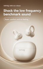 Sanag Z60S Ear Clip on OWS Earphones HiFi Sound Open Ear Earbud Audífonos Bluetooth Wireless Headphones Flash-sale Headsed