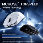 MCHOSE L7 Ultra+ Medium Large Hand Mouse Game E-Sports Paw3950 Wireless Three Mode Lightweight Office Dual-Drive Computer Mouse