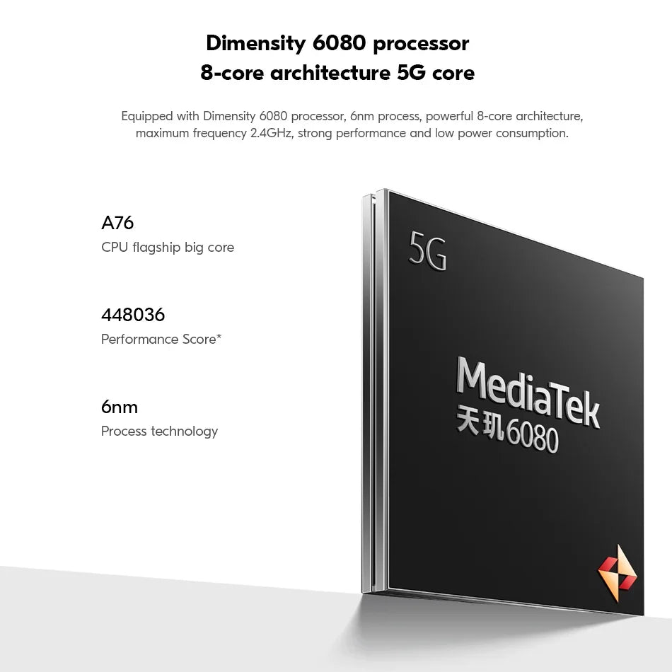 Global firmware  Xiaomi Redmi Note 13 5G Smartphone 128GB 256GB ROM Dimensity 6080 6.67'' AMOLED Screen 5000mAh 33W used phone