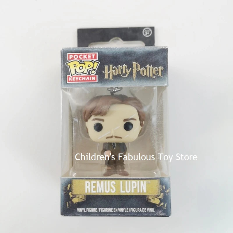 Funko Pocket Keychain Toy Hermione Granger Dobby Dumbledore Malfoy Ginny Ron Hedwig Snape Voldemort Luna Pocket Pop Key Ring Toy