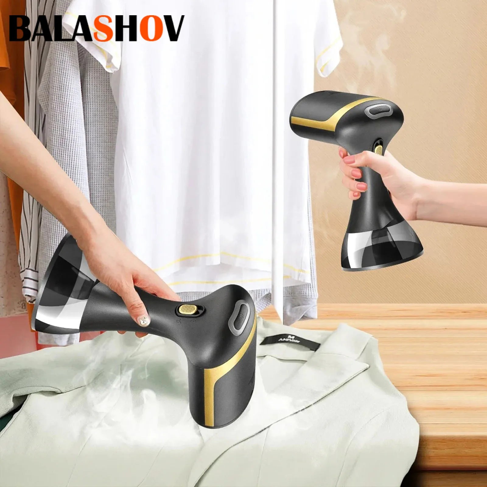 Handheld Garment Steamer 1300W Electric Household Fabric Steam Iron 220V Portable Vertical Fast-Heat for Clothes Ironing 350ml Main image