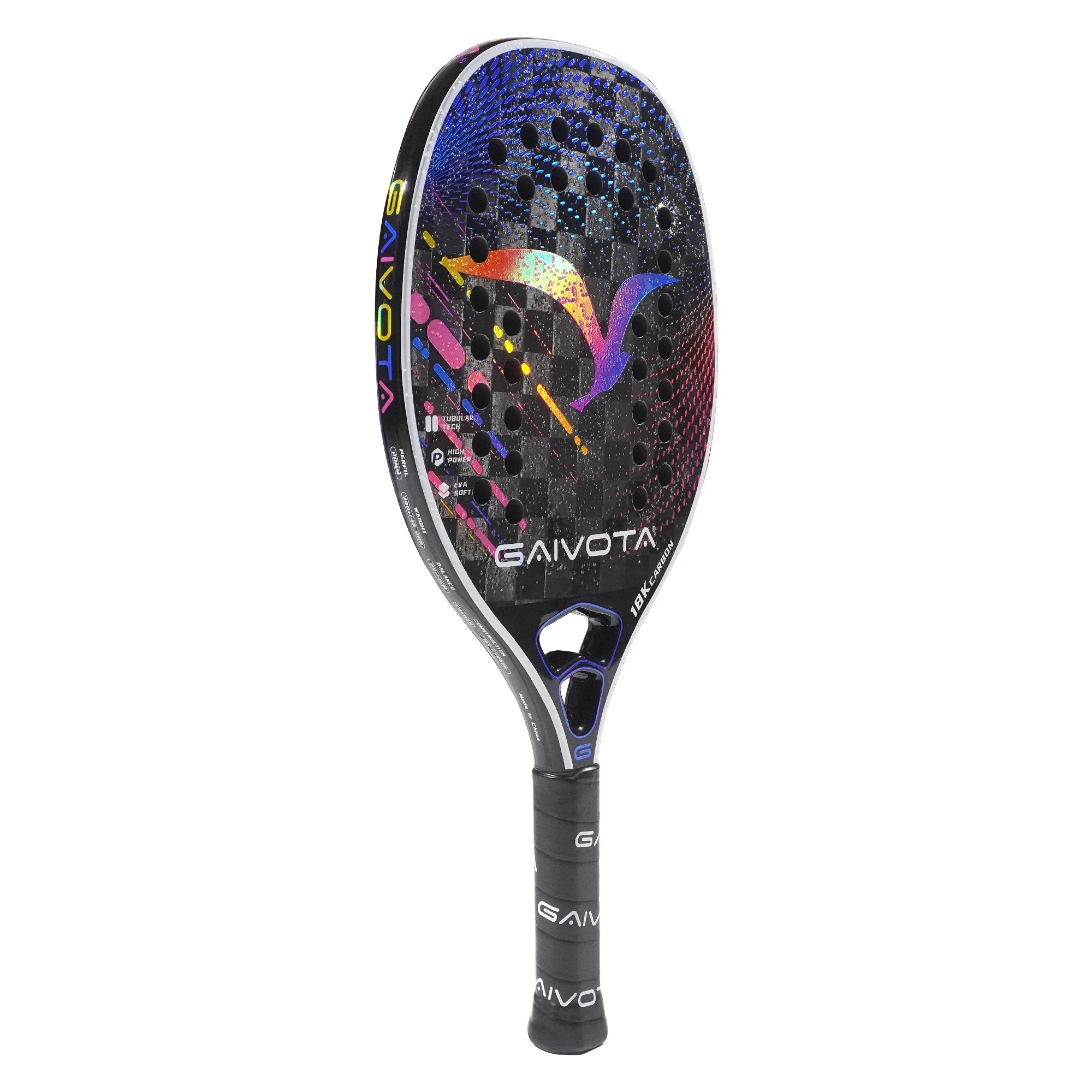 GAIVOTA 2025 300g lightweight beach tennis racket made of 18K carbon fiber, suitable for intermediate and advanced athletes