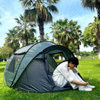 5-8 people quick opening hand throw tent waterproof camping boat tent outdoor tent fully automatic pop-up