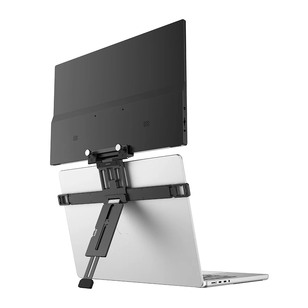 UPERFECT UStand Air Floating Stacked Portable Monitor Stand for Flexible Dual-Screen Setup Adjustable Aluminum Clamp For Laptop Main image