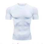 Men Compression Running T-shirt Fitness Tight Long Sleeve Sport Shirts Training Jogging Tops Gym Sportswear Dry Fit Rashgard