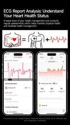 2026 New Micro Physical Examination Health SmartWatch Men ECG Uric Acid Lipids Blood Pressure BT Call Smartwatch For Android IOS