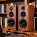 High Power Passive Speakers 8 Inch Floor Standing 3 Way Home Audio System 90dB Sensitivity Wooden Hifi Speakers A Pair