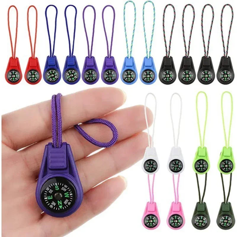 Mini Tactical Compass Keychain Outdoor Survival Tool for Camping Hiking Adventure - Pocket Navigator for Hunting & Climbing Main image
