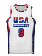Men's Embroidered #9 Basketball Jersey Breathable Sportswear Sleeveless Training Uniform Team Vest New Design Tops