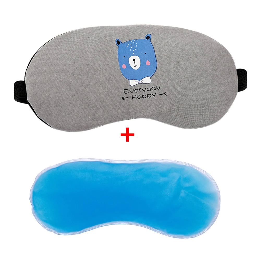1Pc Eye Mask Dedicated Ice Pack Eye Shade Cooler Bag Sleeping Mask Cover Patch Cold Soothing Gel Health