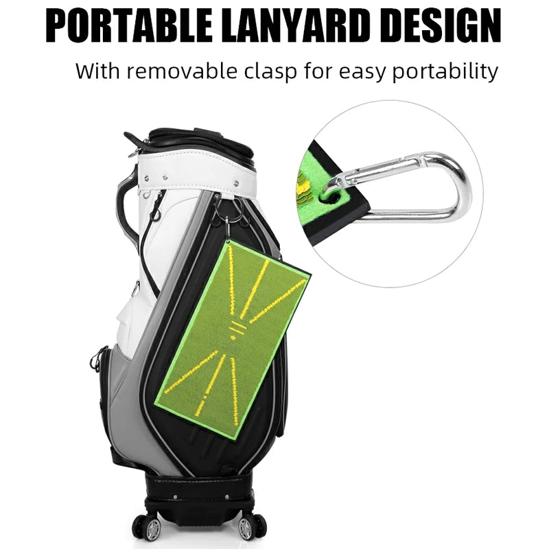 PGM Golf Training Mat for Swing Detection Batting Ball Trace Directional Mat Swing Path Pads Swing Practice Pads DJD038