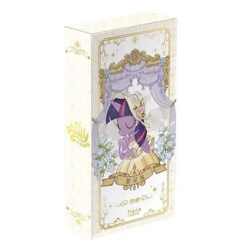 KAYOU Genuine New My Little Pony Friendship Eternal Star Bag 2 Rhythm Moon AR Gilded Decoration OR Collection Card Gift