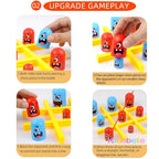 Table Board Toy Tic Tac Toe Big Eat Small Logical Thinking Training Game Parent-Child Interactive Family Game Kid Christmas Gift