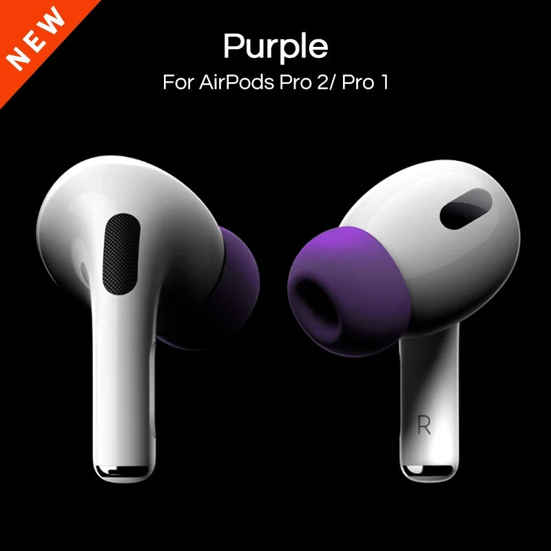 For Apple AirPods Pro 2 Ear Tips Earbuds Cover Silicone Replacement Tips Air pod Earplugs Earpads Pads Headphones Case Accessory