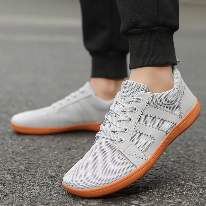 FANCYLEE Classic Women's GAT Barefoot Sneakers Retro Suede Minimalist Walking Shoes Wide Fit Zero Drop Casual Shoes Size 36-41