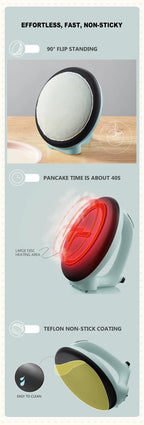 Automatic Pancake Maker Pizza Crepe Making Machine Cake Pancake Electric Baking Machine Smart Baking Pan