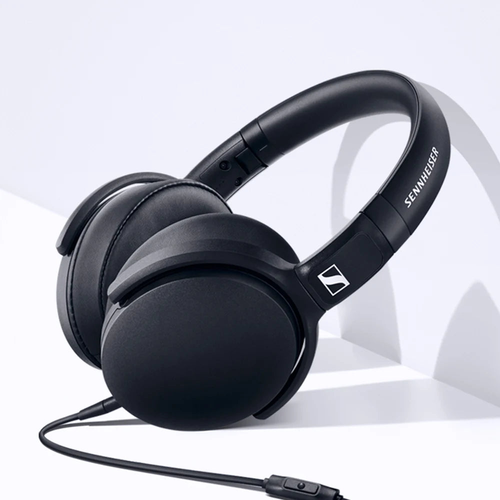 Sennheiser HD 400S Wired Headphones Over Ear HiFi Stereo Bass Noise Isolating Headset with Mic for Smartphone PC Laptop Music