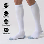 1/4 Pair Compression Socks Men Women 20-30mmhg - Circulation Support Socks Suitable Care Travel - Soft Breathable Sports Socks