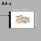 LED Light Pad copy table Transparent Writing Drawing Board Ideal for Artist  And Students Anime Art Replication Tracing Tool