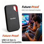 High-Speed Original SSD 2TB Portable USB3.1 Hard Drive 4TB Noiseless Disk for Freelancer Laptop Tablet Workbench