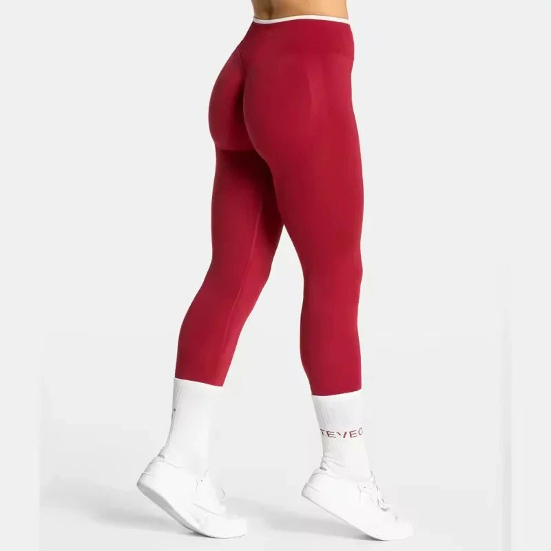 Hot Sale High Waist Seamless Scrunch Leggings for Women Yoga Pants Hip Lifting Running Gym Workout Tights Ignite Sculpt Series