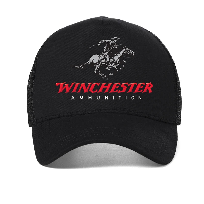 Tactical Winchester Shooting Sports Baseball Cap Fishing Caps Men Outdoor Hunting Jungle Hat Hiking Mesh breathable hats