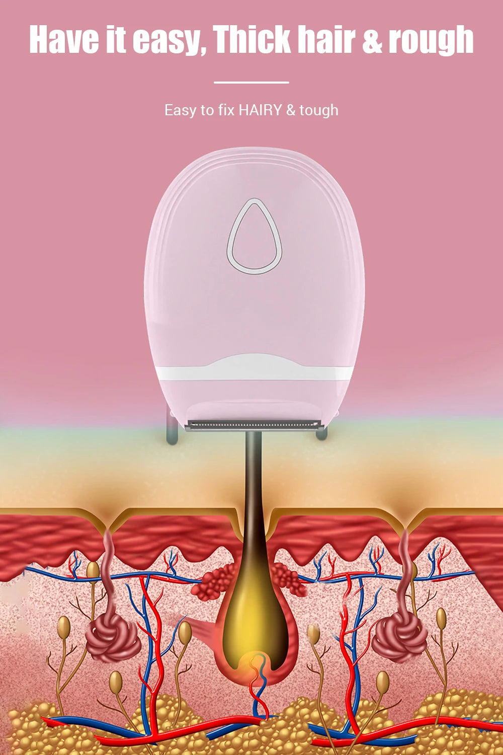 Hair Removal Machine Trimmer For Electric Shaver Bikini Private Parts Armpit Whole Body Shaving Depilation Women Beauty Care