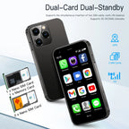 SERVO 15SE Mini Smartphone 3G WCDMA Android System WiFi Hotspot Play Store 3.0" Display Small Palm Smart Phones Dual SIM Standby