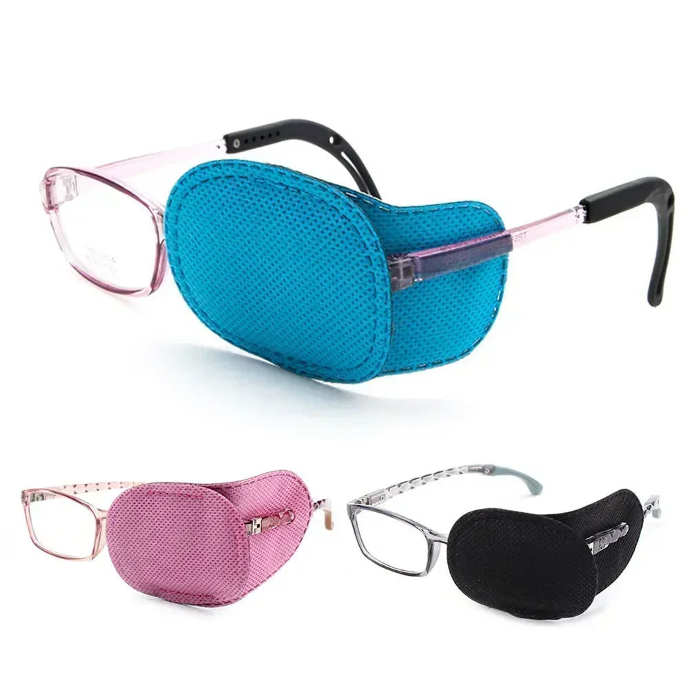 3 Pairs Single Eye Cover Patches for Kids Amblyopia Training Lazy Eye Correction Vision Therapy Secondary image