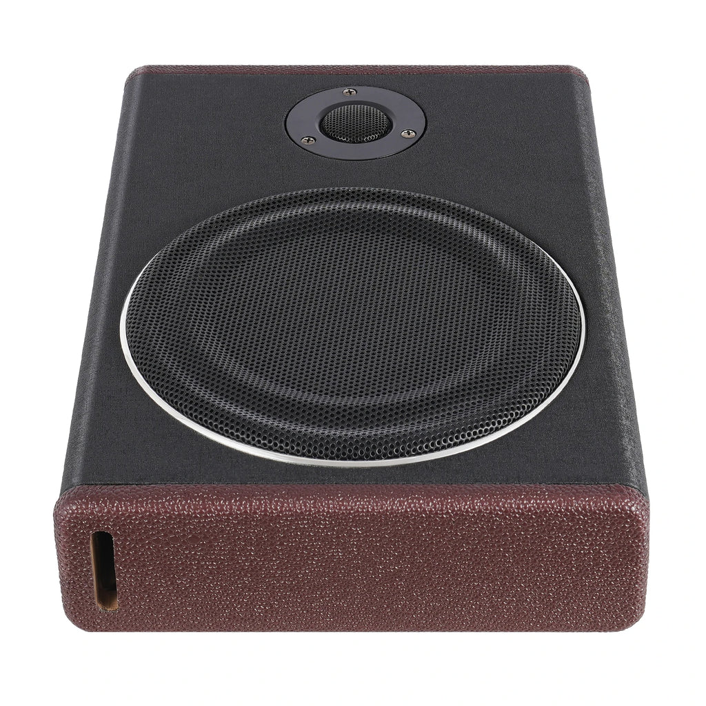 8 Inch Ultra Slim Car Subwoofer Under Seat 12V 600W Car Active Subwoofer Compact Car Bass Audio Car Stereo Amplifier Speaker
