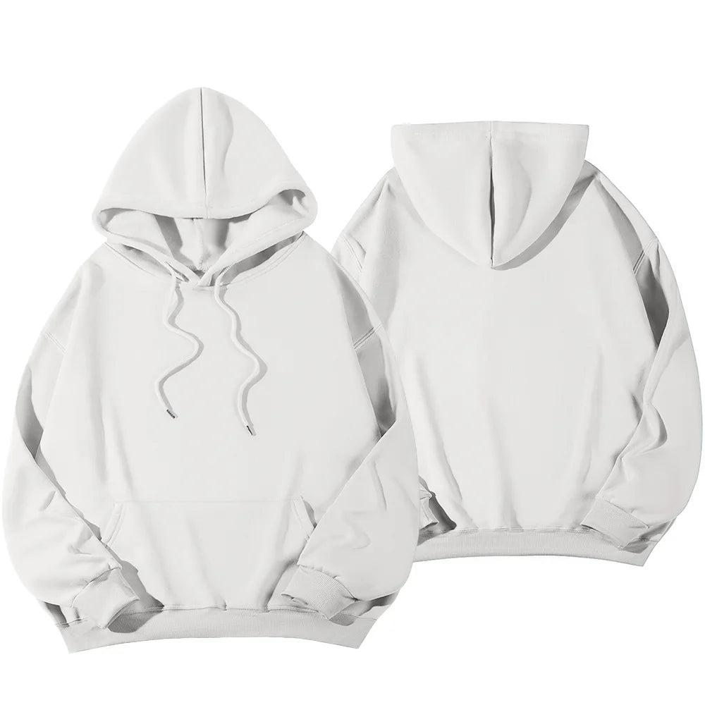 Women's Hoodies Pullover Spring Autumn Casual Hoodie 2026 Sweatshirts Solid Color Hoodies Oversize Black Sweatshirt Women Top