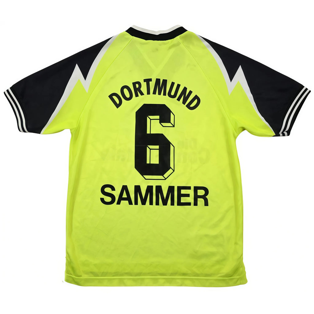 Best-Selling 1995-1996 Dortmund Sammer Retro 3DPrinted Soccer Short Sleeve Tee-Adults&Kids,Training Daily Sports&Casual Wear
