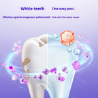 Teeth Whitening Strips Cleaning Dental Yellow Plaque Stains Removal Bleacher Restore Bright Tooth Oral Hygiene Care Stickers Gel