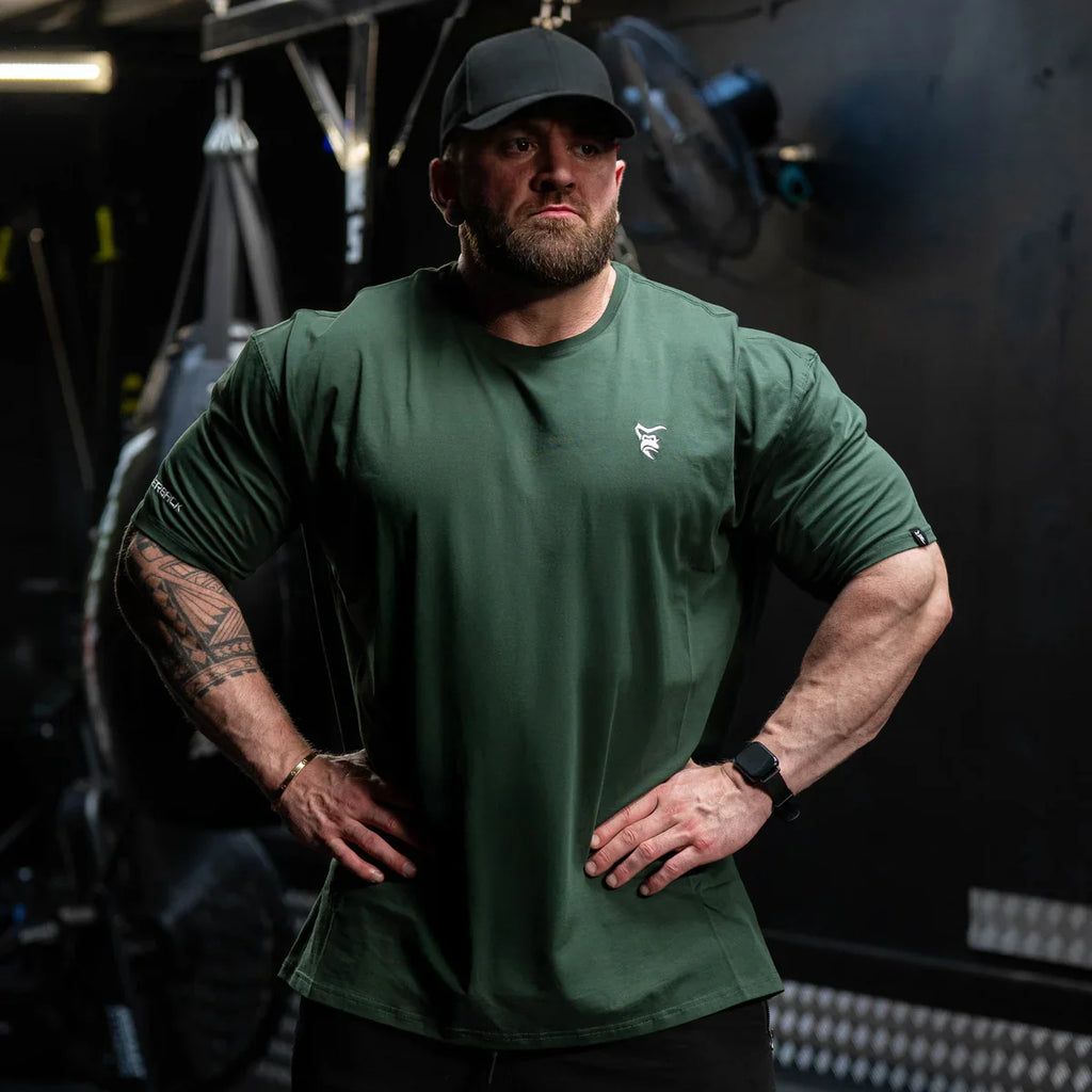 SILVERBACK Loose Fit Men's Cotton T-Shirt Summer Gym Fitness Round Neck Short Sleeve Running Shirts Casual Premium Sportswear