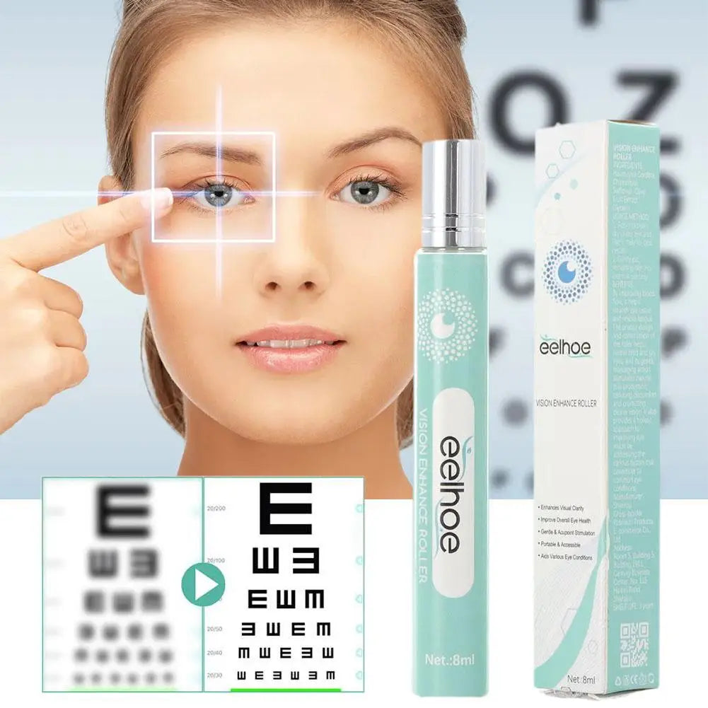 1-10Pcs High-end 8ml Quickly Restore Vision Enhance Roller Promotes Clearer Eyesight Mild Relax Massage Fatigue Relief Eye Care