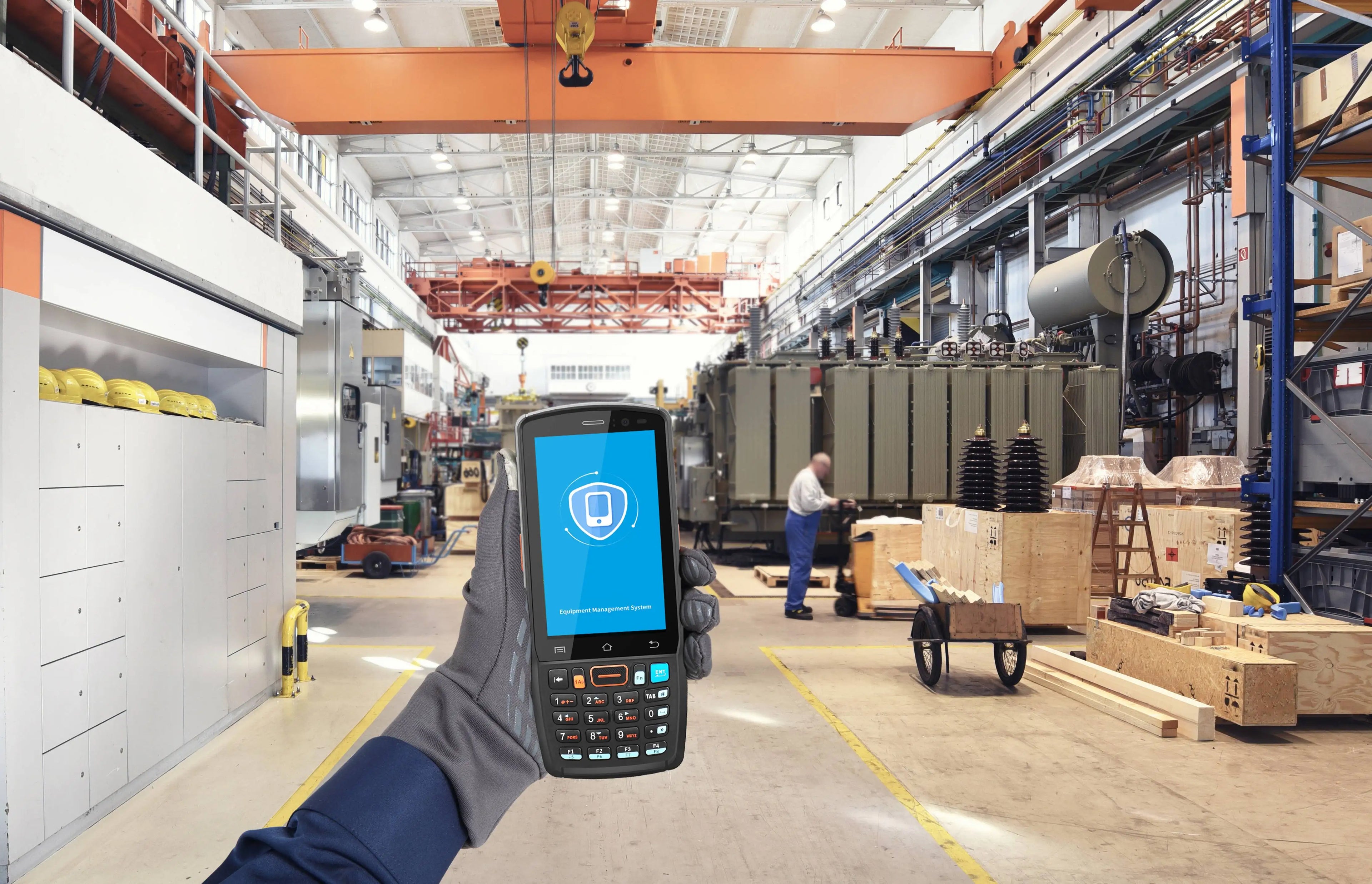 UROVO RT40 Digital Keyboard Pdas Android 10 4G Inventory Handheld Barcode Scanner Mobile Data Terminal Rugged Pda