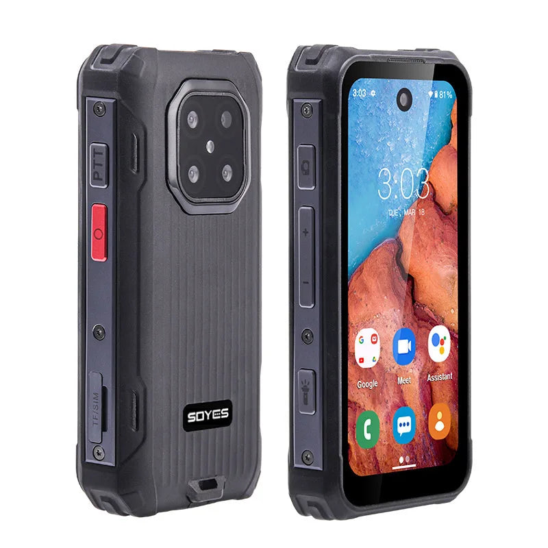 SOYES MAXo 4G Mini Rugged Smartphone 3.88“ IPS Screen IP68 Android12 6GB +128GB Small Phone 3000mAh Face ID Unlock Mobile Phone